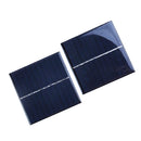 2 Pieces 5V Polycrystalline Solar Panel Charger For DIY Model Airplane Parts