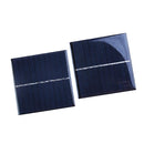 2 Pieces 5V Polycrystalline Solar Panel Charger For DIY Model Airplane Parts