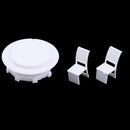 1/75 Plastic Table + Chairs Set Model DIY Scenery Sand Table Diorama Landscape Layout