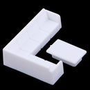 Dollhouse Miniature Furniture Plastic White Tea Table Sofa Set DIY Toys 1/75
