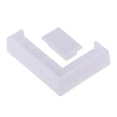 Dollhouse Miniature Furniture Plastic White Tea Table Sofa Set DIY Toys 1/50
