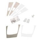 Anti-skid Plate Intake Grille Kits Alloy for 1/10 RC Traxxas TRX-4 TRX4 Car