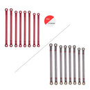8pcs Aluminum 1:10 RC Car Axle Link Rod Kits for Axial SCX10 Monster Truck