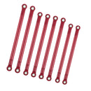 8pcs Aluminum 1:10 RC Car Axle Link Rod Kits for Axial SCX10 Monster Truck