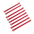 8pcs Aluminum 1:10 RC Car Axle Link Rod Kits for Axial SCX10 Monster Truck