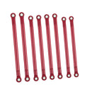 8pcs Aluminum 1:10 RC Car Axle Link Rod Kits for Axial SCX10 Monster Truck