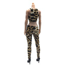 1/6 Figure Clothing Cloth Leopard Print Corset & Pants for 12" Female Body
