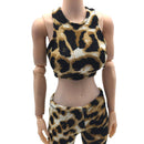 1/6 Figure Clothing Cloth Leopard Print Corset & Pants for 12" Female Body