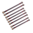 8pcs Metal Axle Link Pulling Rod 130mm/125mm/115mm for Traxxas TRX-4 Crawler