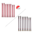 8pcs Metal Axle Link Pulling Rod 130mm/125mm/115mm for Traxxas TRX-4 Crawler