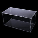 Transparent Acrylic Display Case Tray Dustproof Storage Show Box 20x10x10cm