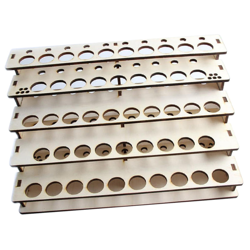 43 bottles Wooden Acrylic Color Ink Paint Bottle Storage Rack Holder Modular