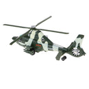 Alloy Die-cast Warplane Aircraft Model Toy Pull Back Military Helicopter Toy