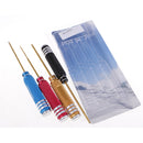 4 Pieces Repair Screwdriver Set RC Model Tool Kit RC Helicopter Screwdrivers 17.6cm Length