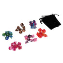 42x Polyhedral d4-d20 Dice w Bag for RPG MTG DND Role Playing Game Accessory