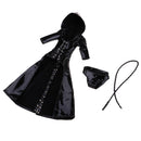 1/6 Scale PU Clothes Hooded Coat Underpants Whip Set for 12" Action Figures