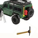 1/10 Scale Mini Metal Bucket Shovel Pickaxe Models for Axial SCX10 D90 D110