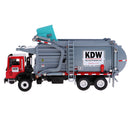 1:24 Alloy Pull Back Rubbish Truck Garbage Waste Trash Truck Model Kid Toy