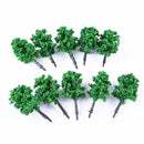 10PCS Model Trees Diorama Tree Train Tree Railroad Scenery Diorama Model