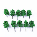 10PCS Model Trees Diorama Tree Train Tree Railroad Scenery Diorama Model