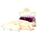 1:25 Sand Table Model Material Double Bed with Pillows DIY Accessories White