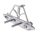 Metal Rear Bumper with Tire Rack & Shackles for Axial SCX10 1/10 RC Crawler Silver