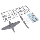 1:72 Plastic WWII US P-40E Fighter Model Kits Assembly Airplane 4D Puzzle