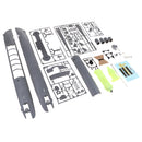 1:144 Scale Warship World War II German U2518 Boat Model Submarine Plastic Assembly Model Kit Kids Electric Toy