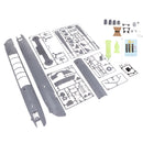 1:144 Scale Warship World War II German U571 Boat Model Submarine Plastic Assembly Model Kit Kids Electric Toy