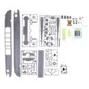 1:144 Scale Warship World War II German U571 Boat Model Submarine Plastic Assembly Model Kit Kids Electric Toy