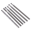 6x Tungsten Carbide Rotary Cutter Files Set Engraving Cutting Edge Diameter