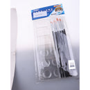 Model Special Color Suits Set 7Pcs Model Brushes And 3Pcs Plastic Palette