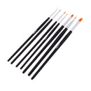 7x Fine Paint Brushes Handmade Detail Paint Brush Set For Acrylic Watercolor
