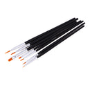 7x Fine Paint Brushes Handmade Detail Paint Brush Set For Acrylic Watercolor