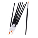 7x Fine Paint Brushes Handmade Detail Paint Brush Set For Acrylic Watercolor