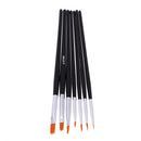 7x Fine Paint Brushes Handmade Detail Paint Brush Set For Acrylic Watercolor