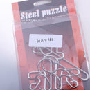 IQ Metal Wire Puzzle Educational Rings Brain Teaser Game Toys for Adults Kid