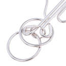 1PCS Chinese Ring Metal Wire Puzzle IQ Brain Teaser Puzzles Game for Kids Adults Educational Toys Gifts