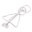 1PCS Chinese Ring Metal Wire Puzzle IQ Brain Teaser Puzzles Game for Kids Adults Educational Toys Gifts
