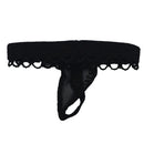 1Pcs 1/6 Scale Women's Black Lace Thong For 12inch Action Figure Accessories