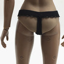 1Pcs 1/6 Scale Women's Black Lace Thong For 12inch Action Figure Accessories