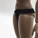 1Pcs 1/6 Scale Women's Black Lace Thong For 12inch Action Figure Accessories