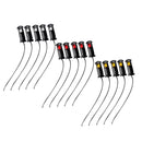 5 Pieces Lawn Lights Train Railway Street Scenery for Model Trains Yellow