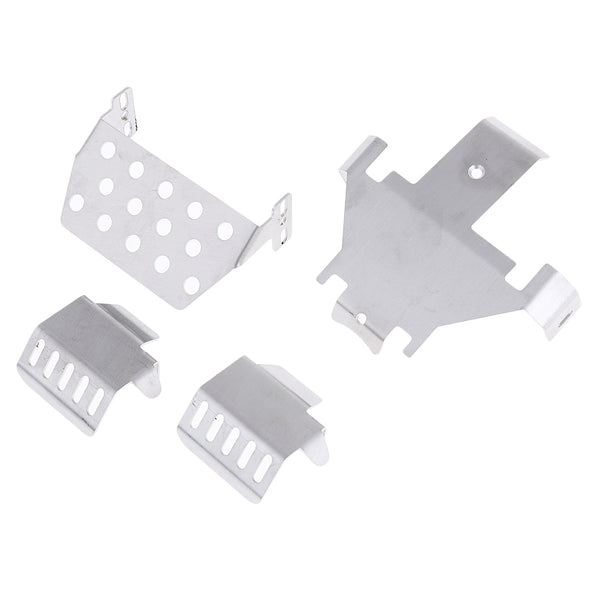 1/10 RC Car Truck Front Bumper Lower+Axle+Gearbox Mount Skid Plate for TRX-4