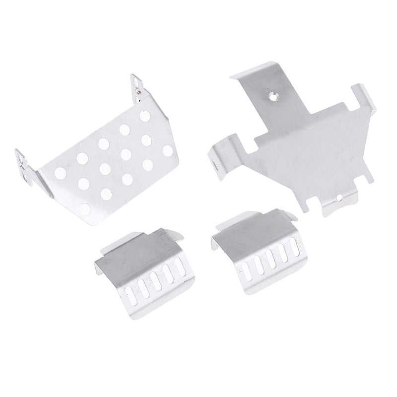 1/10 RC Car Truck Front Bumper Lower+Axle+Gearbox Mount Skid Plate for TRX-4