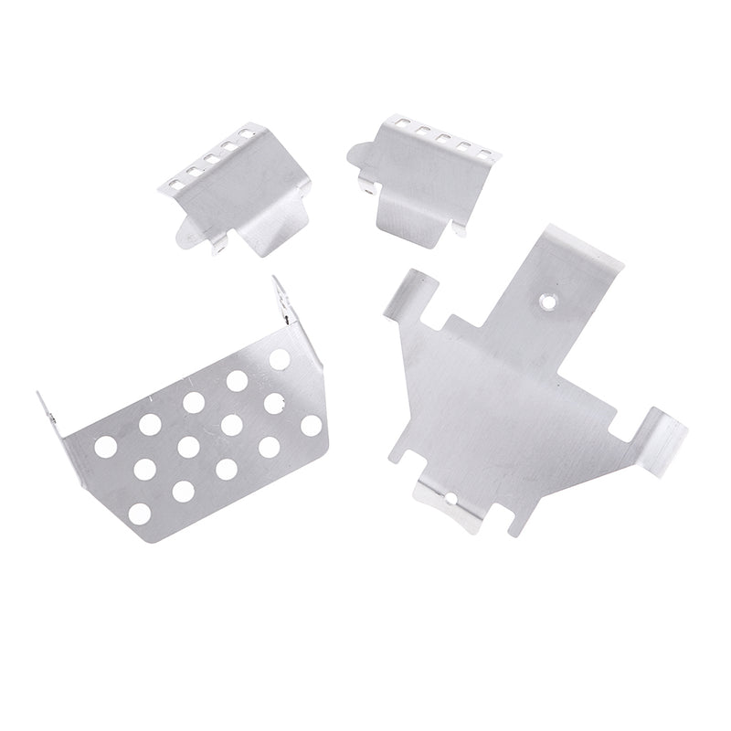 1/10 RC Car Truck Front Bumper Lower+Axle+Gearbox Mount Skid Plate for TRX-4