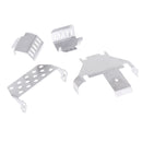 1/10 RC Car Truck Front Bumper Lower+Axle+Gearbox Mount Skid Plate for TRX-4