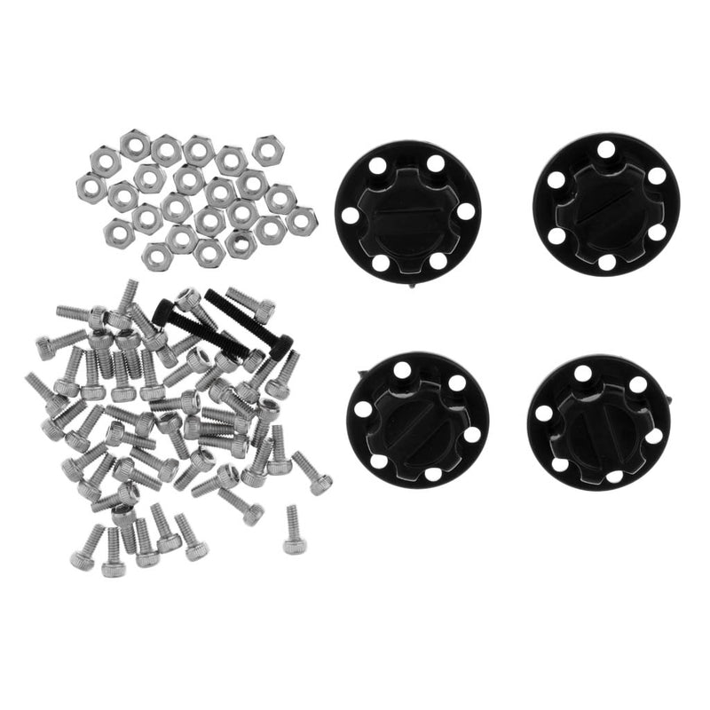 1/10 RC Car Spare Parts 1.9inch Beadlock Wheel Rim Hub Bead Lock 4x for HSP 94180 RC4WD