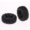 4Pcs 96mm Simulated 1:10 RC Climbing Car Wheel Tires Tyre for D90 F350 SCX10