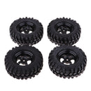 4Pcs 96mm Simulated 1:10 RC Climbing Car Wheel Tires Tyre for D90 F350 SCX10
